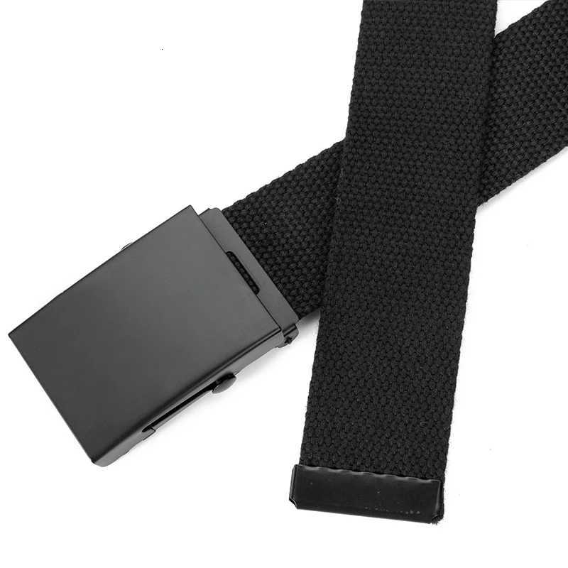 New Men Belt New Fashion Unisex Waist Belt Jeans Male Casual Luxury Canvas 38cm Webbing Waistband Ceinture Femme W251024