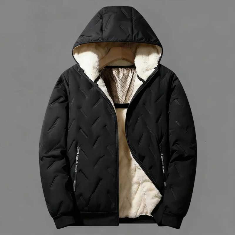 2025 Autumn and Winter Mens New Hooded Jacket Warm Highquality Comfortable SimpleFashionableCasual Cotton Jacket for Men Z251024