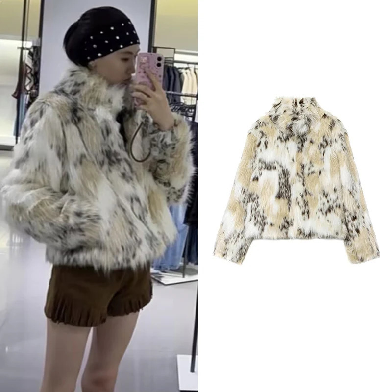 Winter Jackets Coats 2025 Fashion Fur Elegant Womens Warm Thick Street Youth Travel 251018