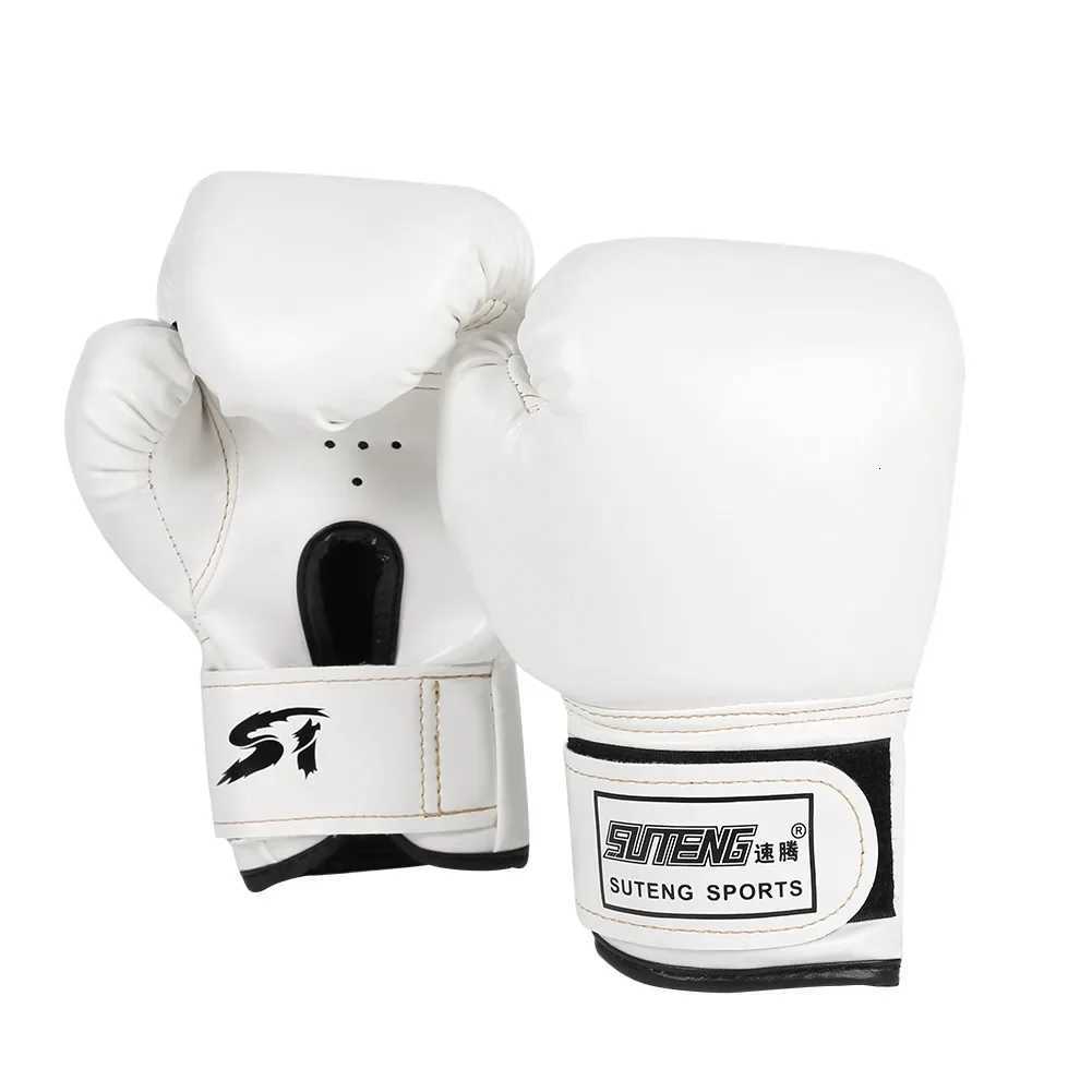 PU Leather Breathable Elastic Boxing Sanda Fighting Gloves Children Boxing Training Fighting Gloves For Men And Women Y251023