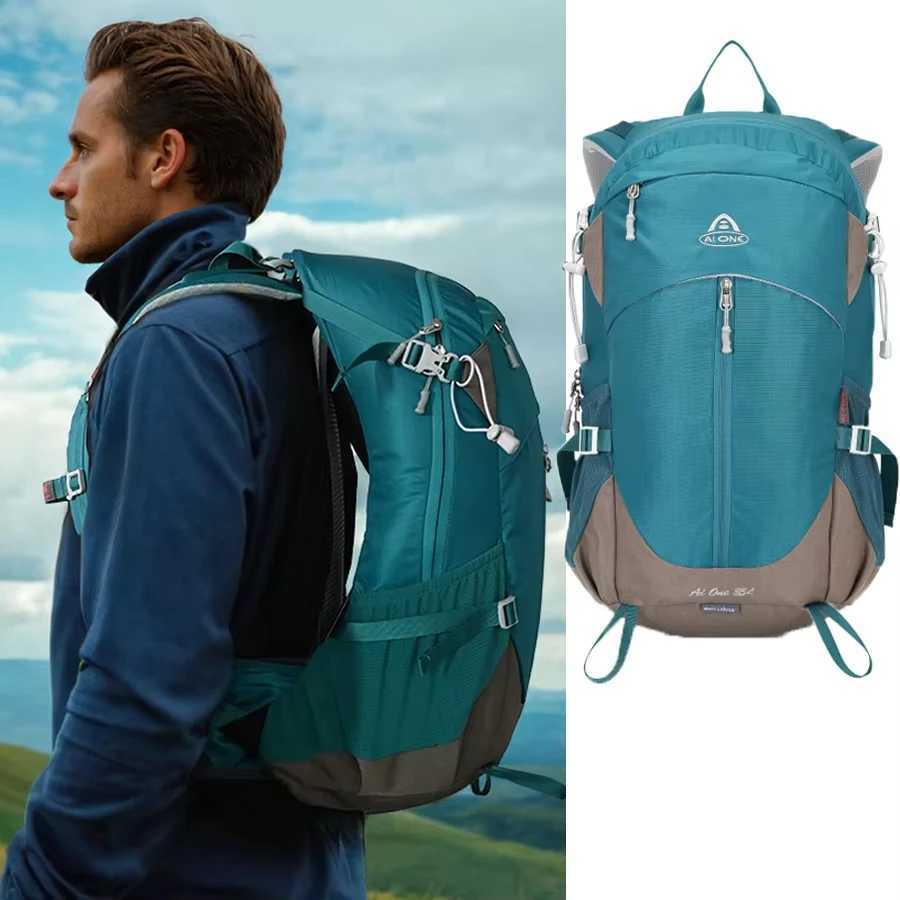 30L Lightweight Hiking Backpack with Rain Cover Outdoor Sport Travel Bag Daypack for Camping Climbing Skiing Cycling Men Women J251024