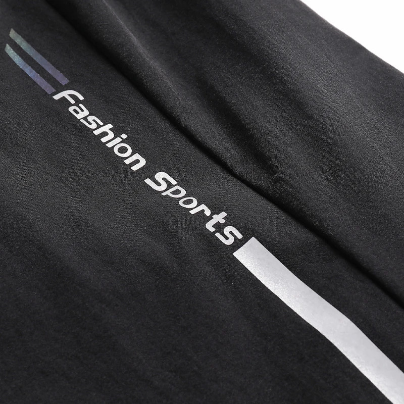 Jogging Pants Print Letter Breathable Sport Gym Training Workout Pocket Sweatpants Fashion Leg Zip Soccer Running Trousers 251020