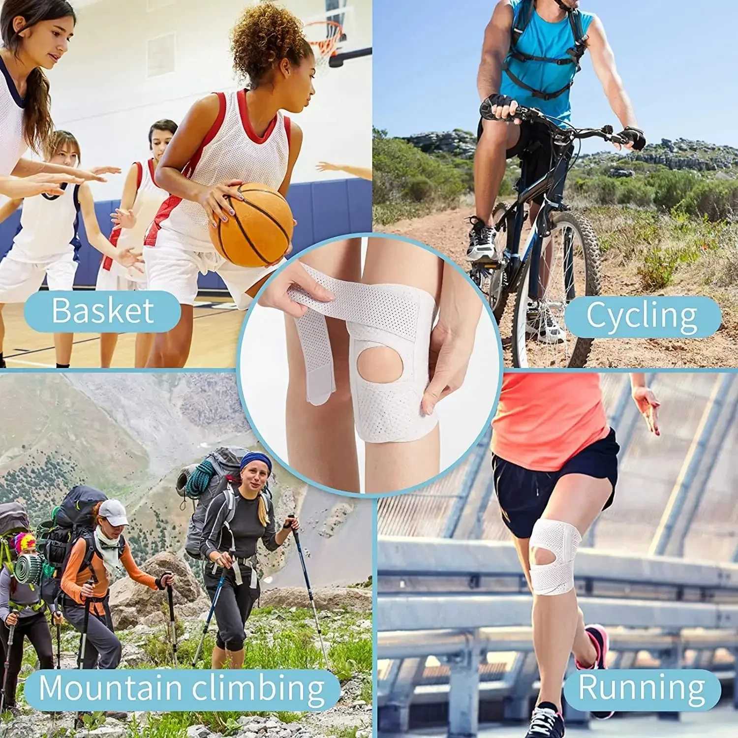 Breathable Knee Brace With Side Stability To Relieve Knee And Meniscus Pain And Relieve Meniscus TearsW251024