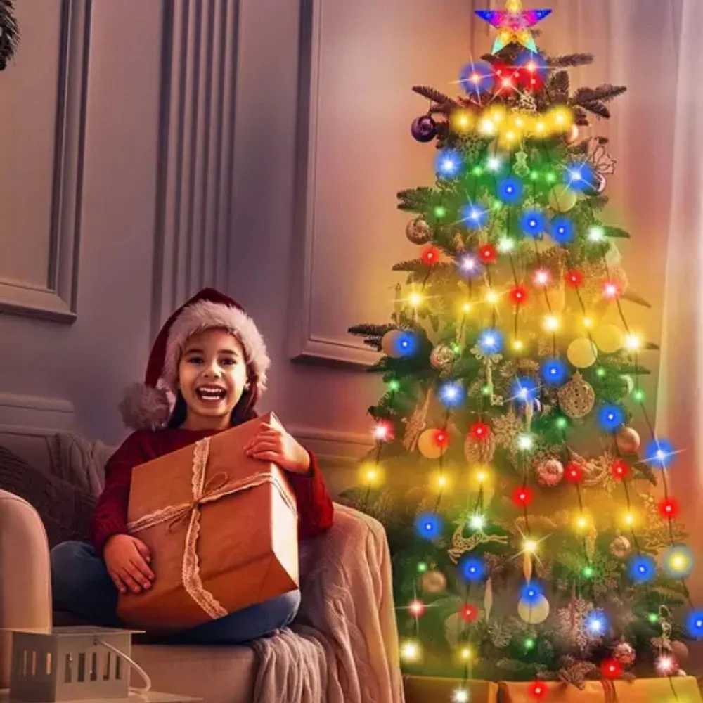 RGBIC 69FT 400LEDs Christmas Lights Holiday String Lights with Star Shape Smart LED Xmas Tree for Indoor Outdoor Decor C251024