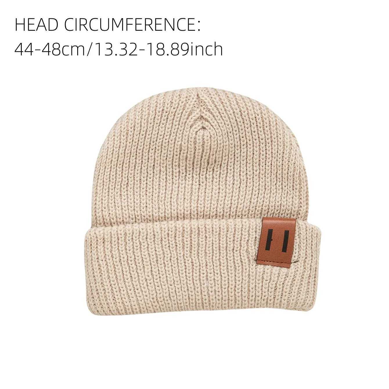 3pcs Autumn Winter Baby Warm Knitted Hats Kids Knit Beanie Hat Solid Color Children Hat For Boys Girls AccessoriesL251024