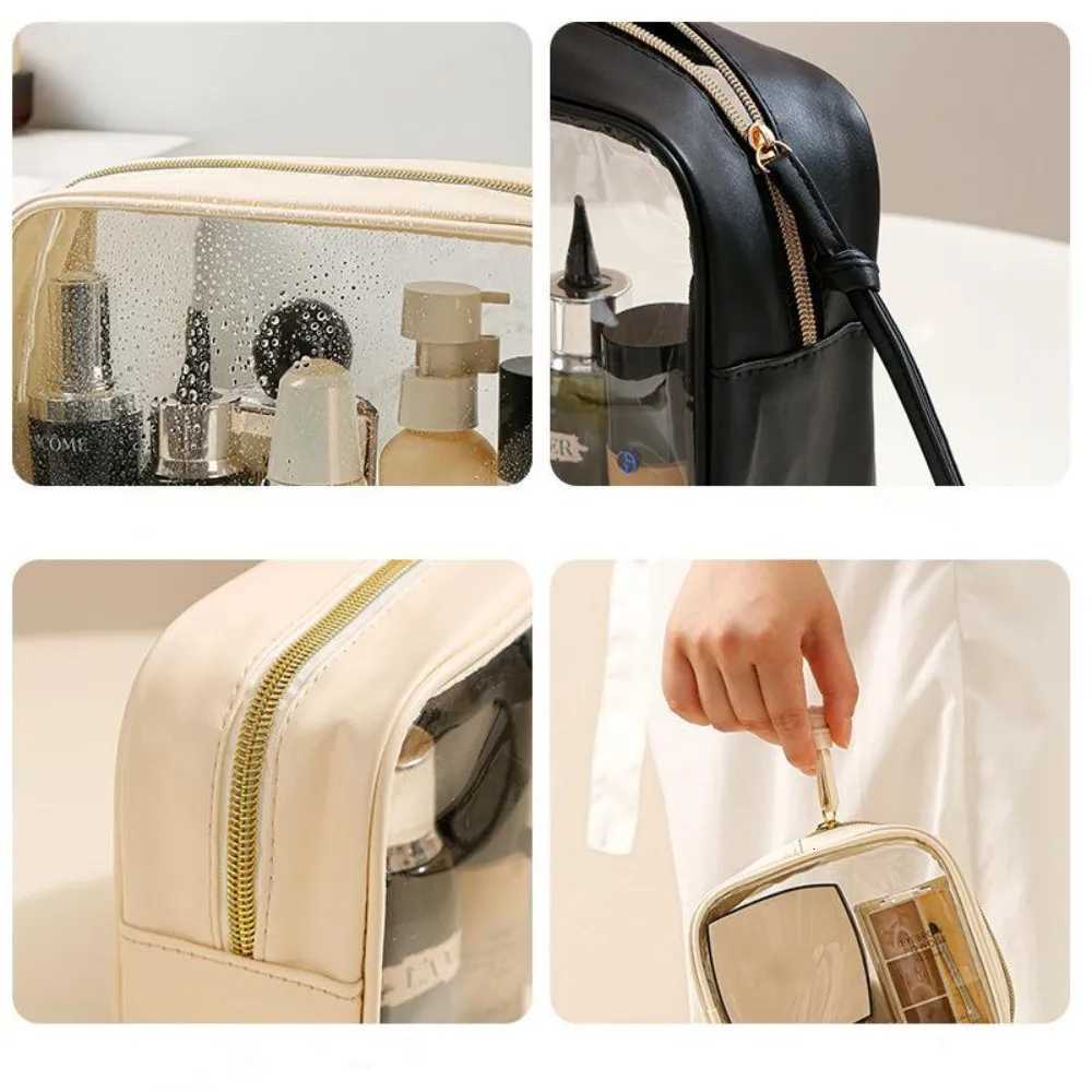 Transparent PVC Makeup Bag Organizer Pouch for Travel Daily Use Multiple Sizes Available Portable Wash BagT251024