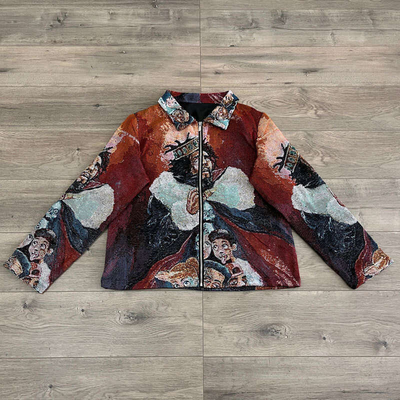 Men's Digital Print Polo Shirt - 3D Waffle Texture, Casual Style