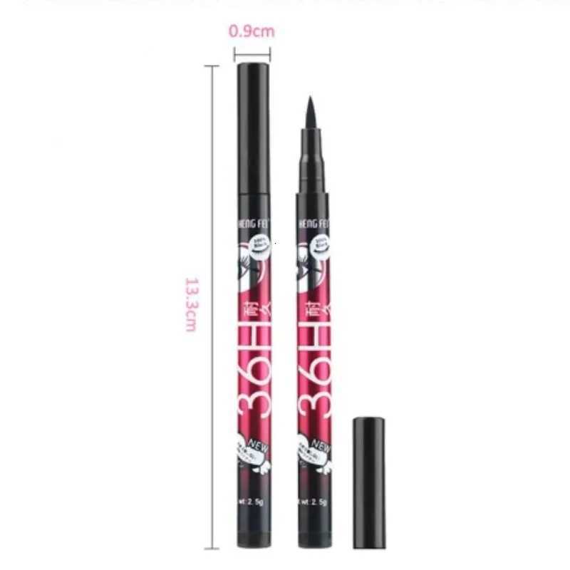 Black Liquid Eyeliner Make Up Waterproof Eyeliner Pencil 36H LongLasting Liquid Eye Liner Pen QuickDry No Blooming Makeup ToolL251024