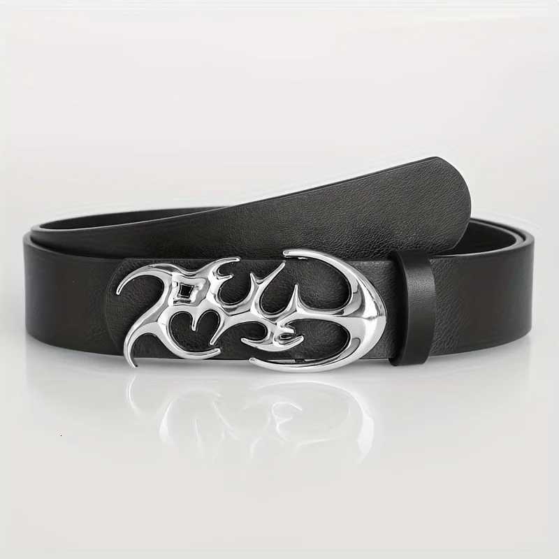 New Stylish Geometric Alloy Needle Buckle Fashion Punk Belt For Men Women Trendy Accessory for Gift GivingNeutral Waist Belt W251024