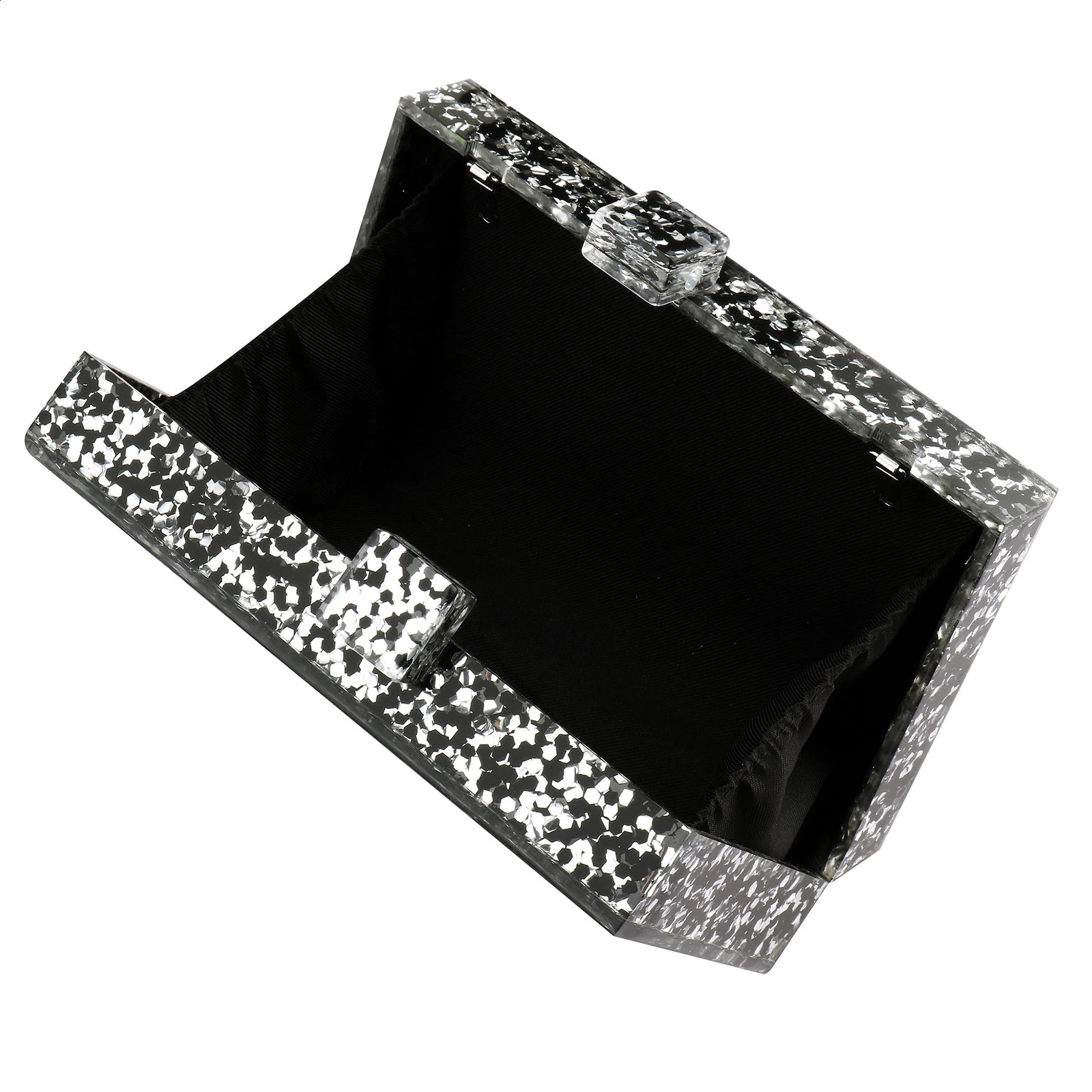 Exquisite Dinner Party Handbag Rectangle Multicolor Geometric Trend ed Acrylic Bag Womens Wedding Party Bag Dinner Bag 251023