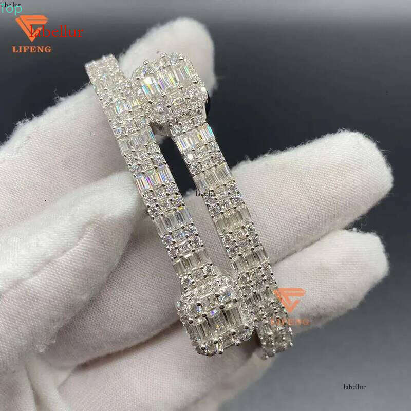 Hot Selling Jewelry Fashion D VVS Moissanite Dia Sier Classics Bracelet For Men And Women