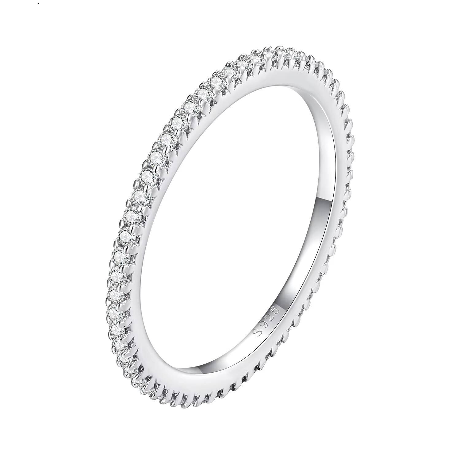925 Sterling Silver Rings Moissanite Rings Bling Rings