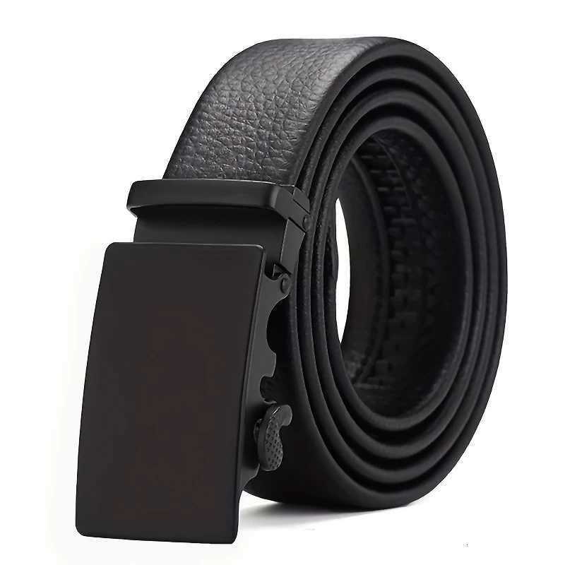 MenS Belt Metal Automatic Buckle High Quality Business Work Belt Paired With Jeans Cheap Belt Gift For Father And Boyfriend W251024