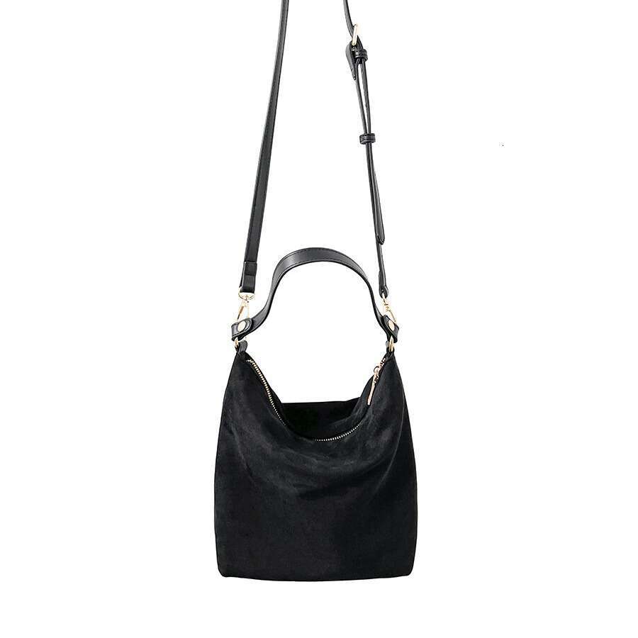 Autumn Winter Handheld Fashion Crossbody For Women Niche High-End Suede Velvet Modern Leopard Print Shoulder Bag B5