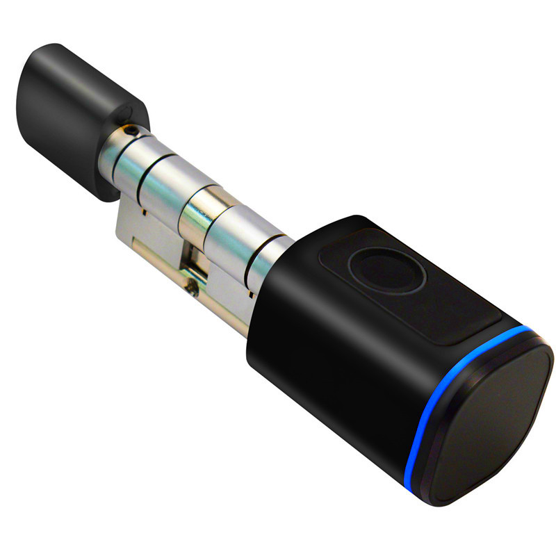 Fingerprint Door Lock Smart Locks Biometric Bedroom Tuya APP Control IC Cards Key Unlock High Security Automatic Locking IPX5 Splash ProofAdjustable Cylinder