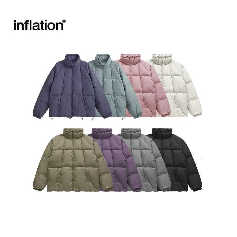INFLATION Teflon Toast Down Jacket Unisex 90 Down Minimalist Solid Color High Collar Down Outerwear Z251024