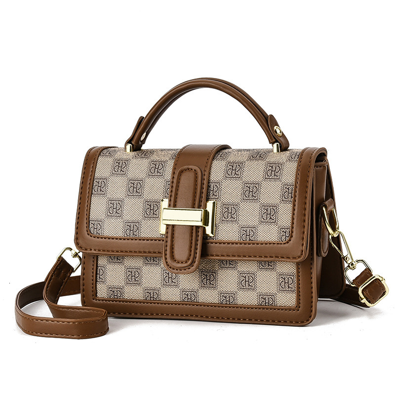 Luxury Brand Designer Bag 2025 New Fashion High-End Women's Bag Small Square Bag Versatile Ladies' Bag Single Shoulder Crossbody Bag Trendy