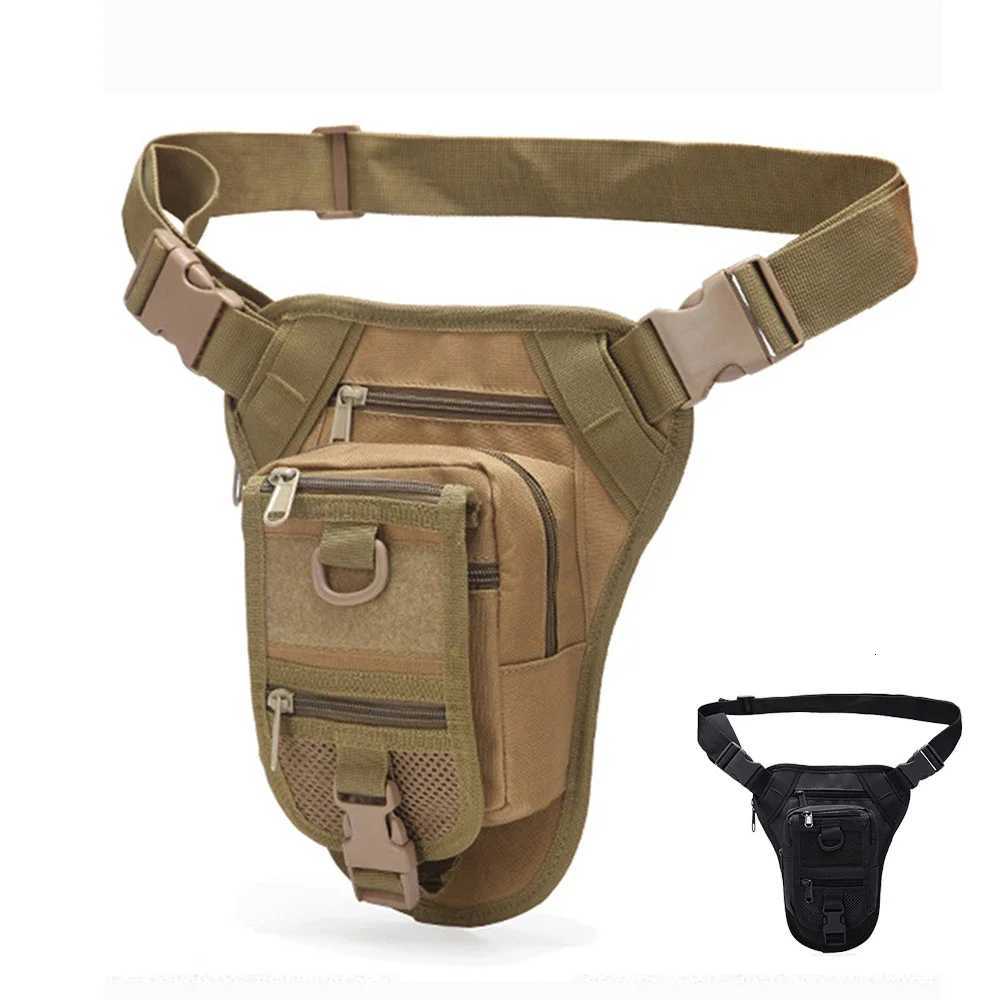 Men Waist Belt Fanny Pack Bag Nylon Motorcycle Rider Travel Climb ctics Bags for Outdoor Shorts Pistol Gun Hip Bum BagL251024