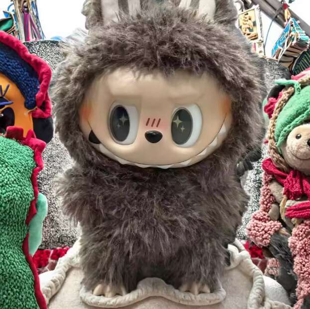 Labubu Zimomo Cute Monster Poseable 38Cm Large Doll Anime Collectible Toy Gift Aron Toy Plush Glue Doll Pendant Gift In Stock