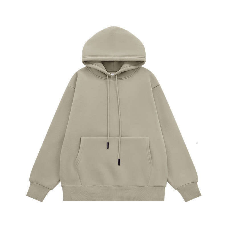 Men's Clothing|American Style Solid Color 350g Sweatshirt 25 Winter New 10 Colors Fleece Hoodie Top for Men