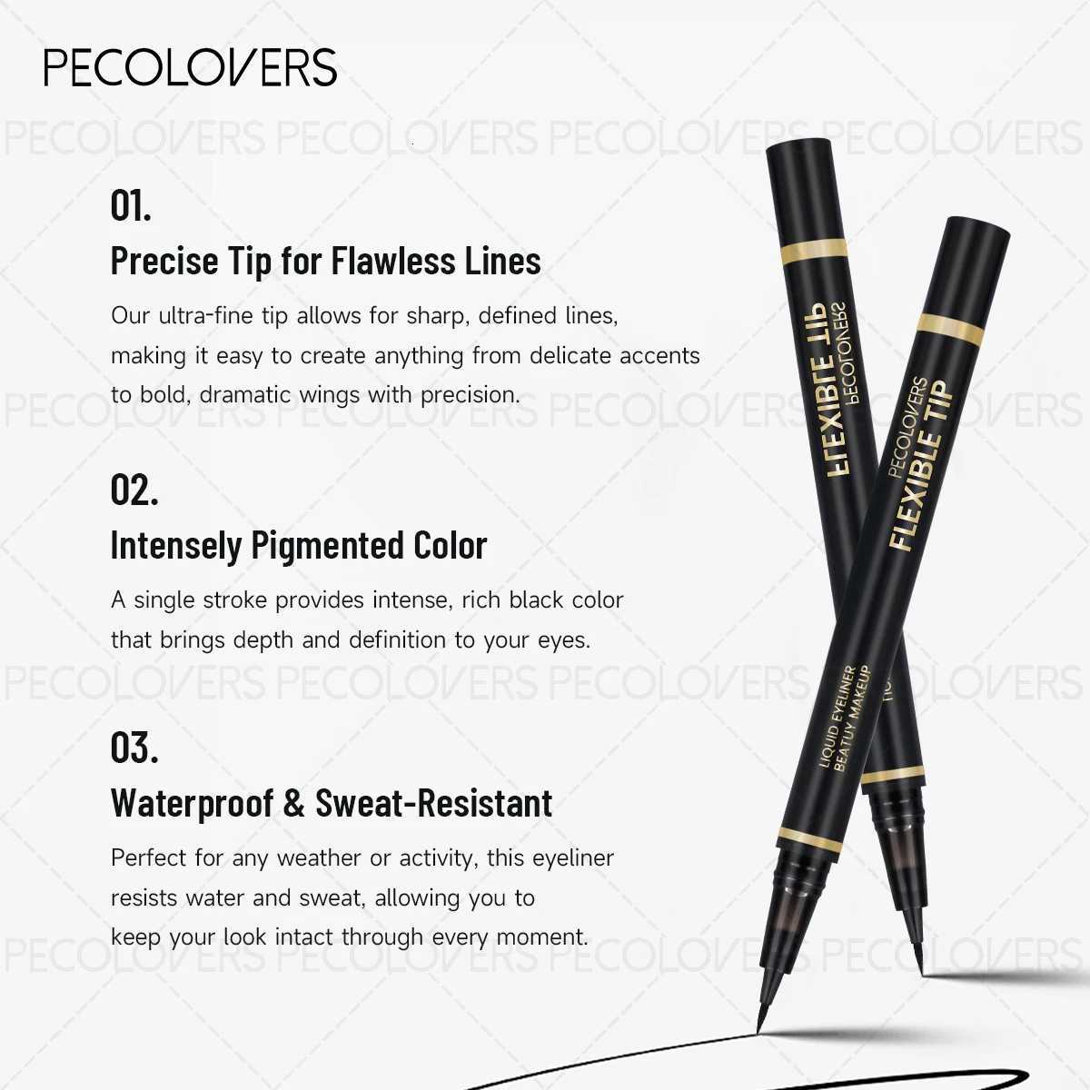 1pcs Waterproof Eyeliner Liquid PenSmooth Fitting WaterproofEyeliner PencilPerfect for Festivals Daily UseL251024