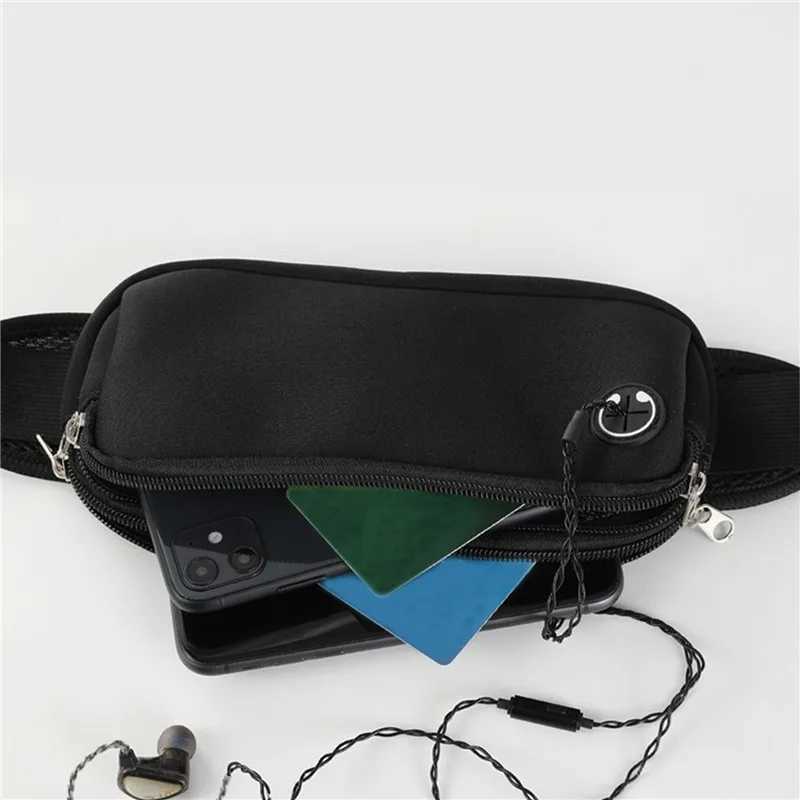 Sports Fanny Pack Women Belt Bag Men Running Waist Bag Phone Black Gym Bags Running AccessoriesL251024
