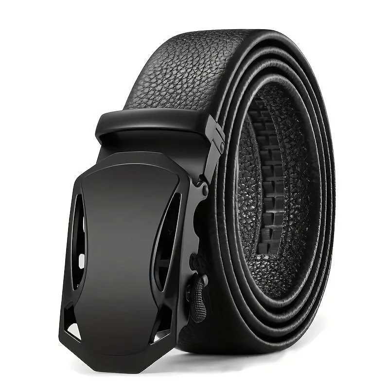 MenS Belt Metal Automatic Buckle High Quality Business Work Belt Paired With Jeans Cheap Belt Gift For Father And Boyfriend W251024