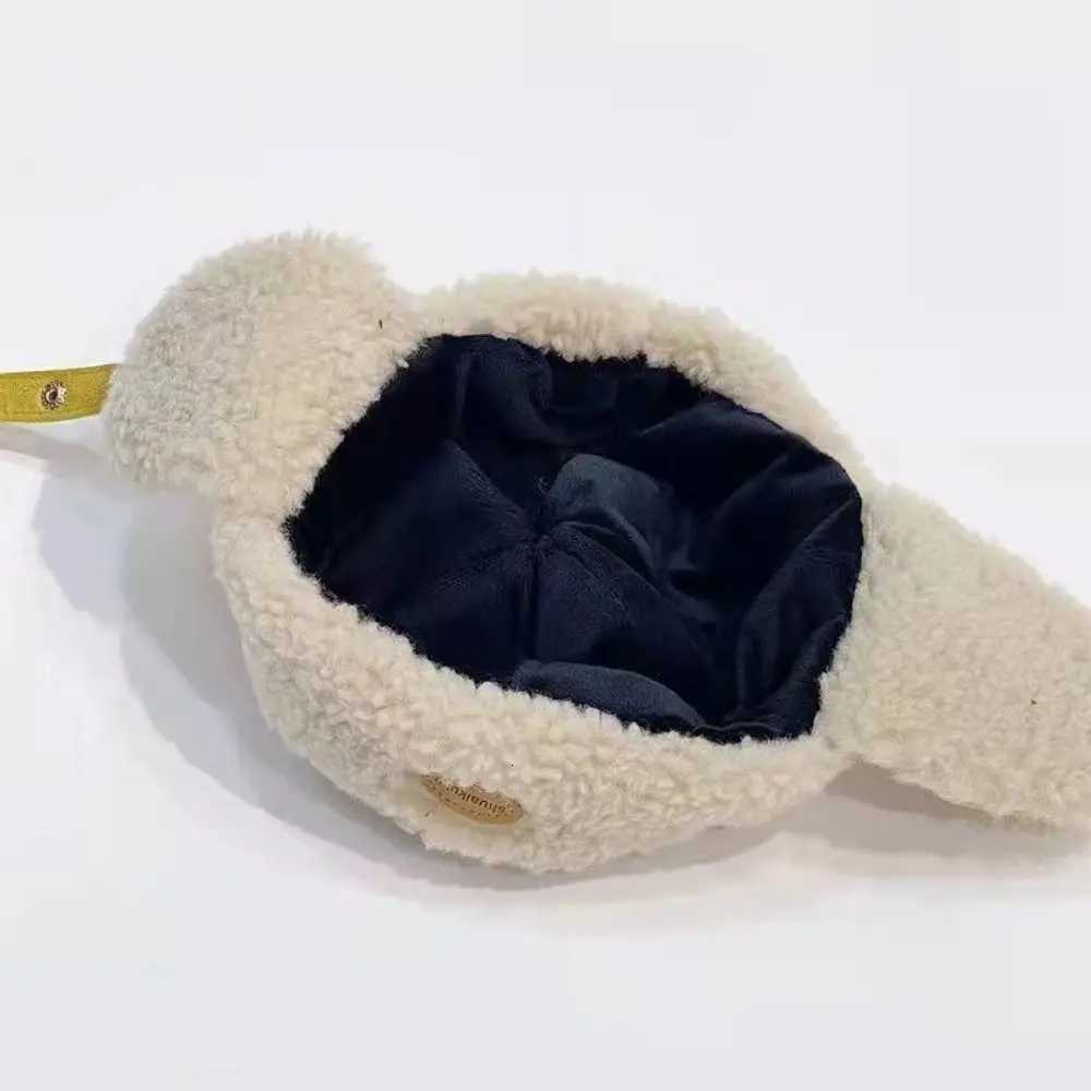 New Boy Girl Warm Scarf Hat Set Windproof Thicken Kid Lei Feng Hat Ear Protection Versatile Children Pullover CapsL251024