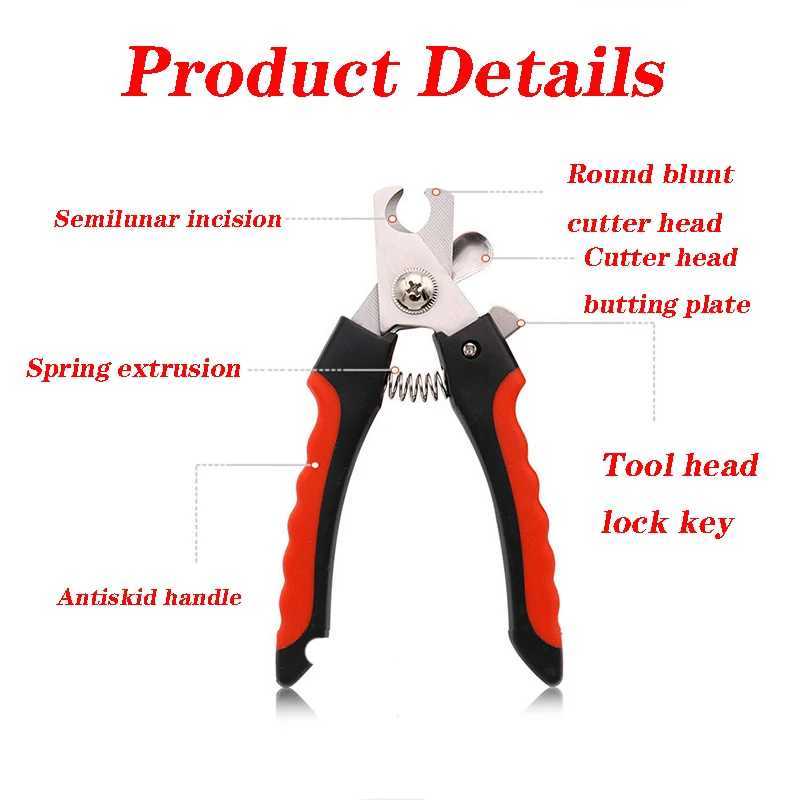 Pet Nail Clippers Large Dog Nail Clippers Nail Clippers Multifunctional Teddy Cat Scissors Twopiece Set Z20251024