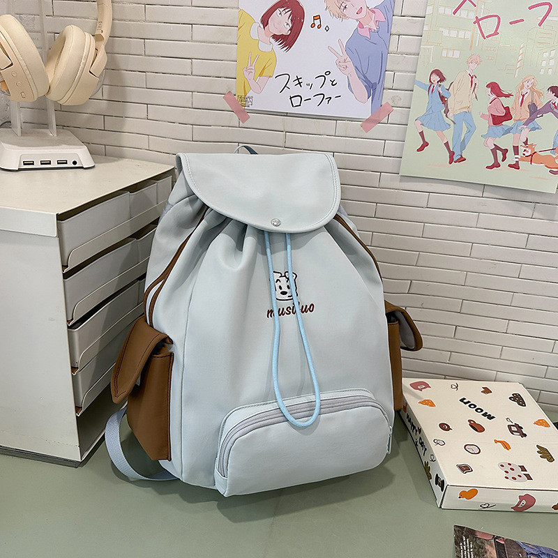 Hot selling new multifunctional cute backpack with large capacity for commuting college students, simple outdoor value designer backpack, backpack