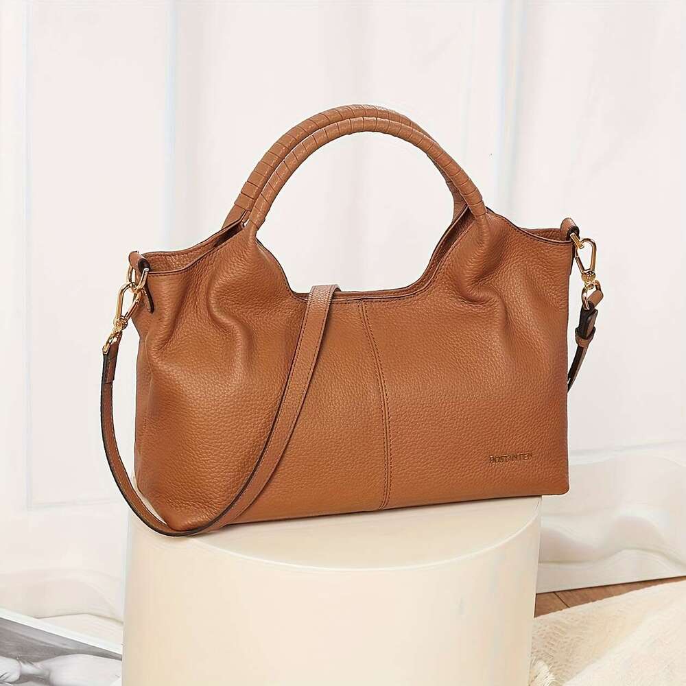 Authentic Leather Handbags For Women, Including Designer Crossbody Shoulder Bags, And Top Handle Satchels.