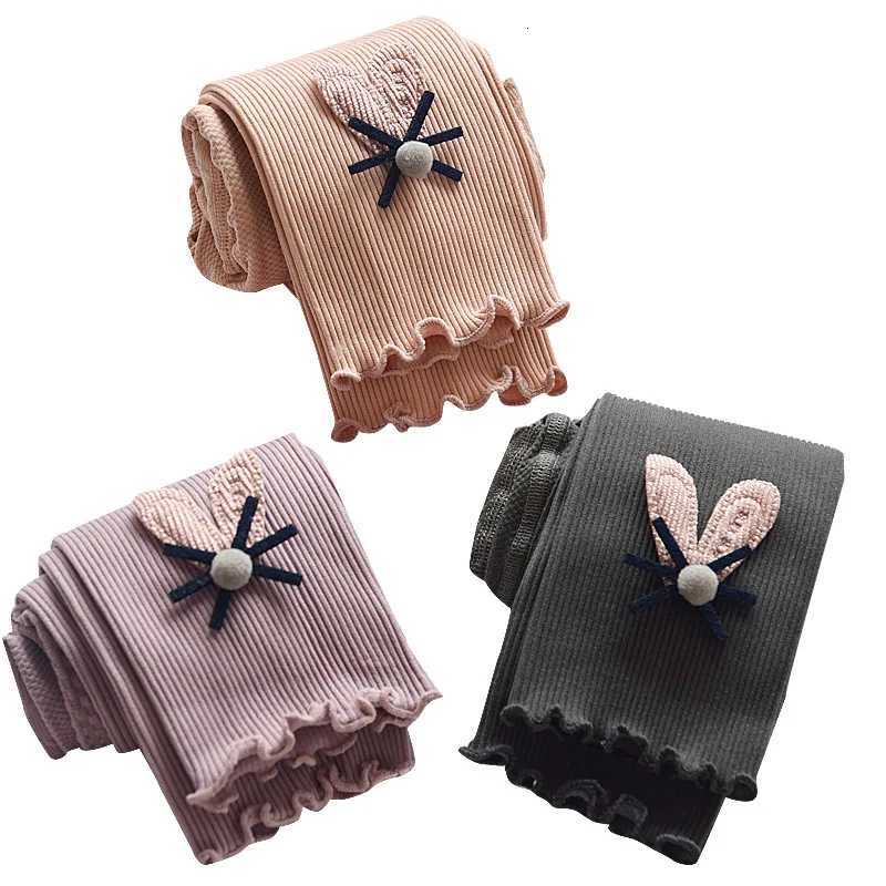 Girls Seven Points Bottoming Trousers Outer Wear Bunny Trim Slimfit Leggings Girls Pants Kids Wears for Girls Leggings 2 To 7 YT251024