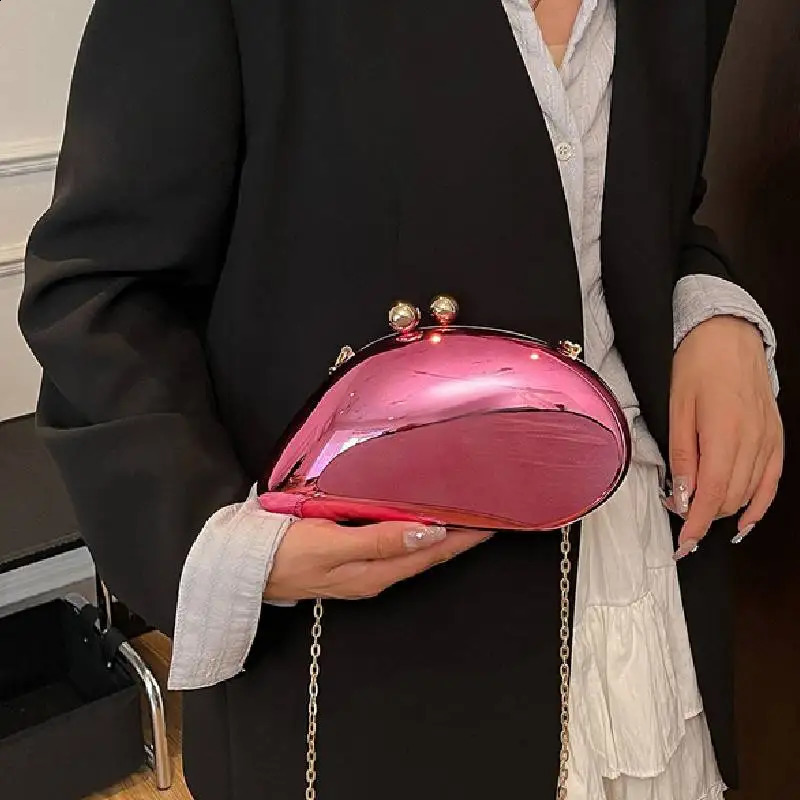 Acrylic Evening Bag Exquisite Shell Pearlescen Clutch Bag Fashion Womens Banquet Dress Handbag Wedding Party Bags 251023