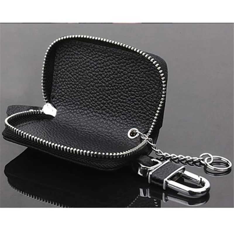 PU Leather Keychain Men Women Key Holder Organizer Pouch Cover Male Car Key Wallet Housekeeper Key Case Mini Card Bag Z251023