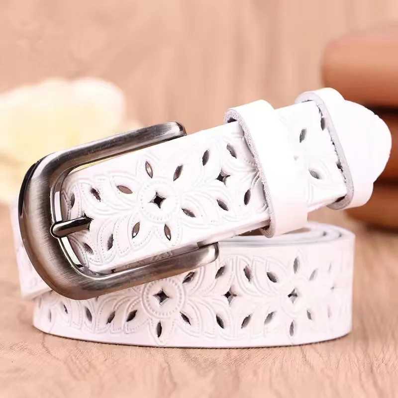 Women Genuine pu Leather Belt Fashion High Quality Vintage Luxury Brand Waistband Pin Buckle Brown Solid Color Belt Ladies W251024