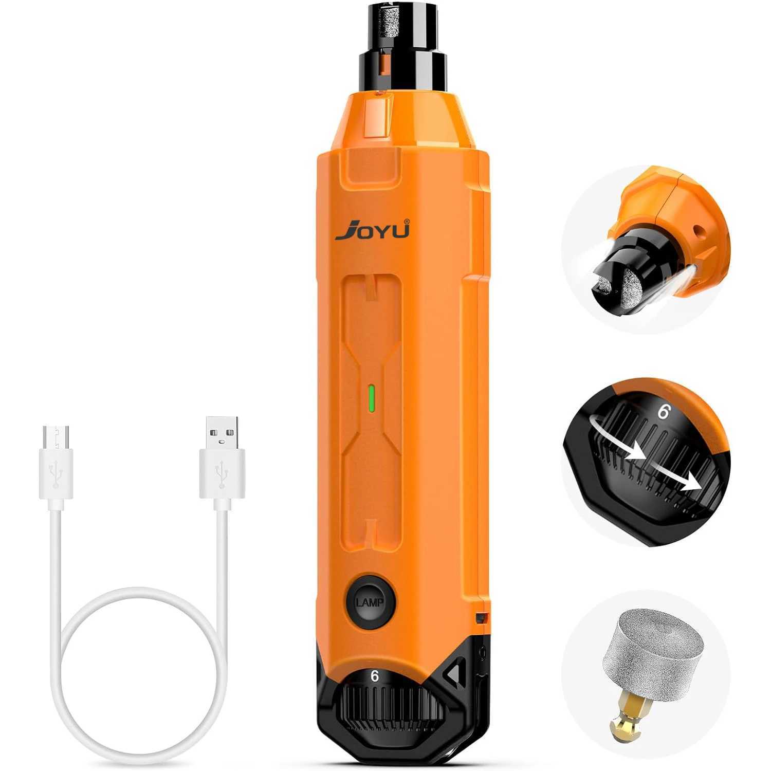 6Speed Dog Nail Grinder Enhanced Pet Nail Grinder Super Quiet Rechargeable Electric Dog Nail Trimmer Painless paws grooming Z20251024