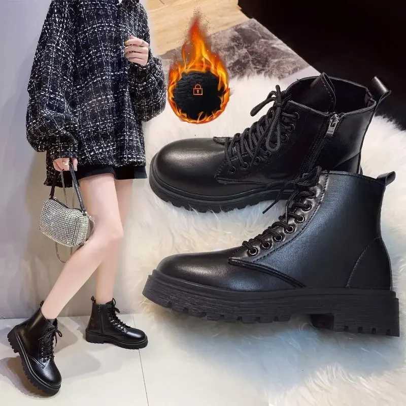Women Boot 2024 Autumn Winter New Fashion Classic Short Boot Handsome Ankle Boot Work Clothes Shoe Botas Mujer W251024