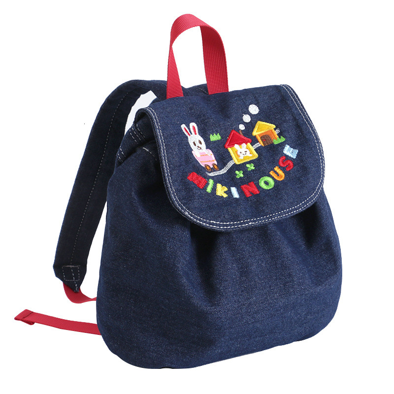 New Designer Fashion Backpack Japanese Cartoon Cute Rabbit Letter Embroidered Girl Backpack