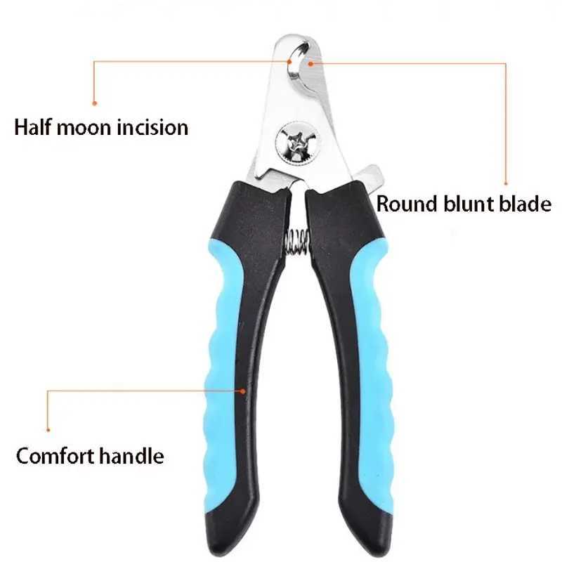 Pet Cat Dog Nail Clipper Cutter With Sickle Stainless Steel Grooming Scissors Clippers for Pet Claws Dog Supplies Z20251024