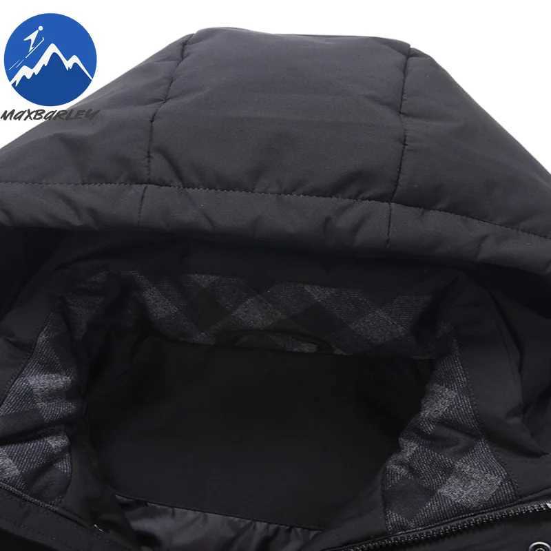Maxbarley New Down Jacket Men Winter Outdoor Ski Thicken Warm Parka Coat Short Style Casual Daily Detachable Hood Puffer Jacket Z251024