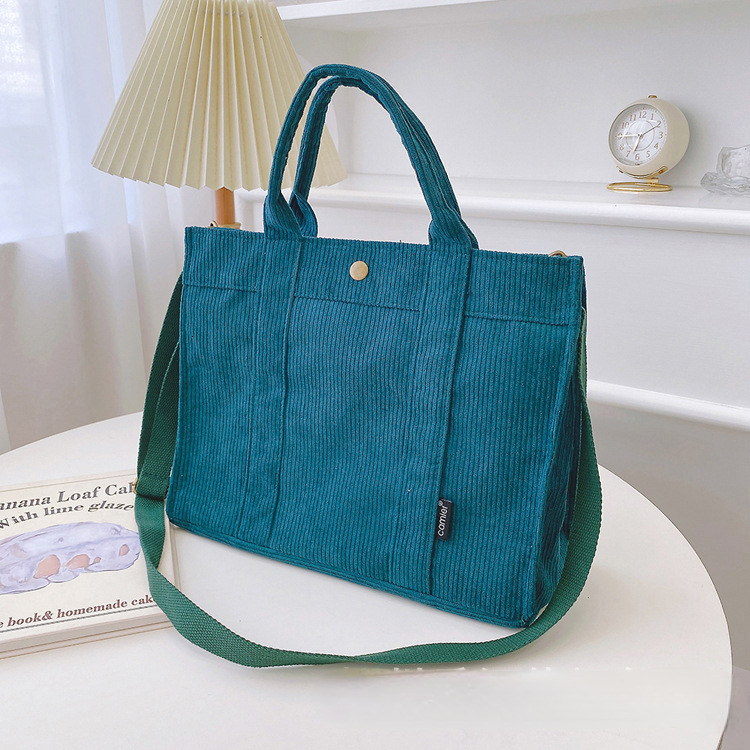 2025 Designer Fashion Women's New Casual Large Capacity Canvas Bag Handbag Retro Shoulder Bag