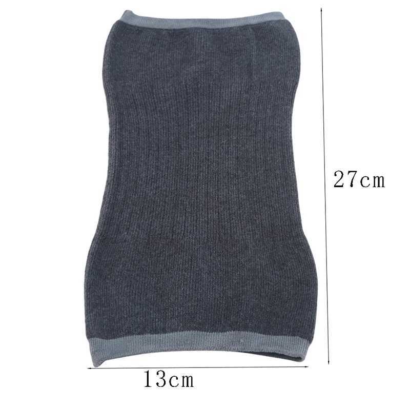 1 Pair Cashmere Warm Kneepad Wool Knee Support Men And Women Cycling Lengthen Prevent Arthritis Knee PadW251024