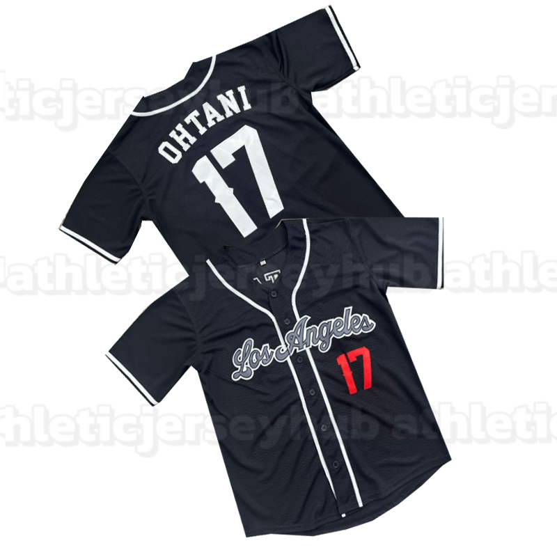 In Stock 17 Ohtani 42 Robinson 50 Betts Baseball Jersey Men's Retro Classic Sportswear Stitched Letter Number Design
