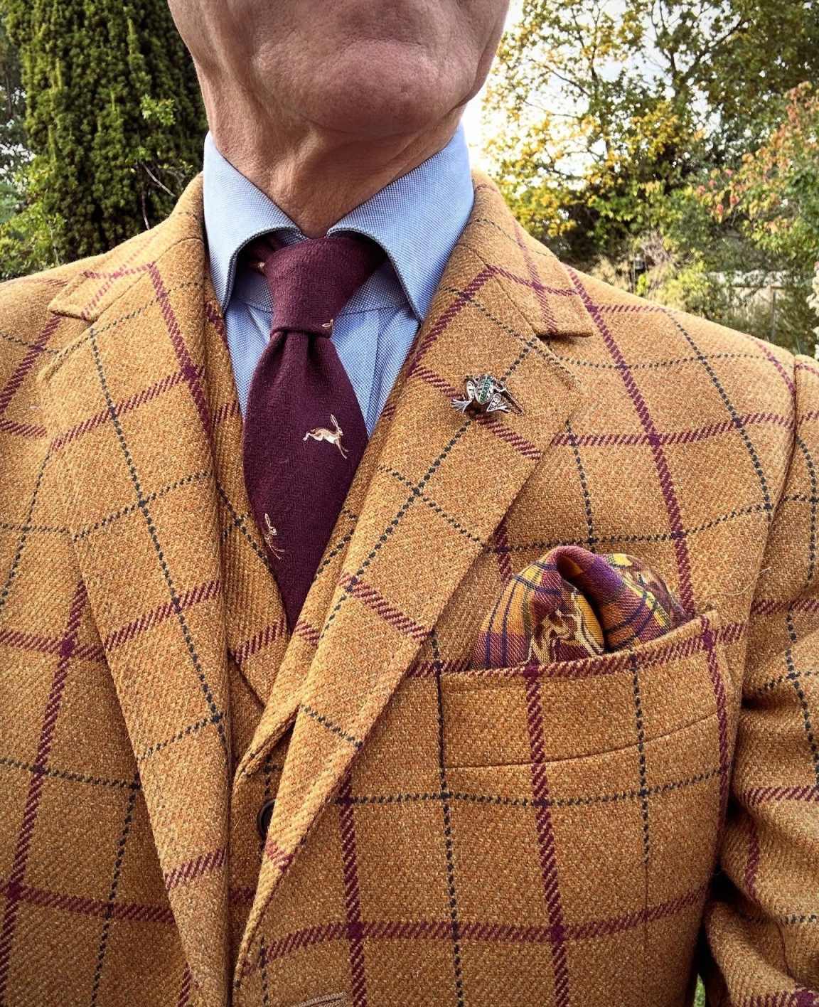 Plaid Men Suit Tailor-Made Fashion 2 Pieces Blazer Pants Double Breasted Lapel Formal Business Causal Party Tailored