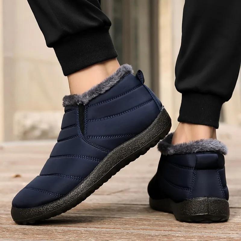 Snow Men Boots Casual Shoes Man Outdoor Mens Winter Sneakers Platform Men Shoe Waterproof Ankle Boots Work Boots Footwear251020