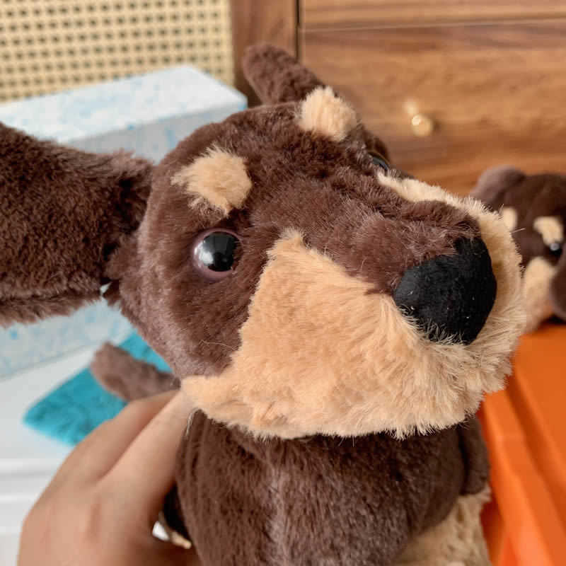 2025 Christmas Gift Plush Toy Genuine Sausage Dog Doll with All Three Labels Complete Gift Item UK Jc Black Friday Online