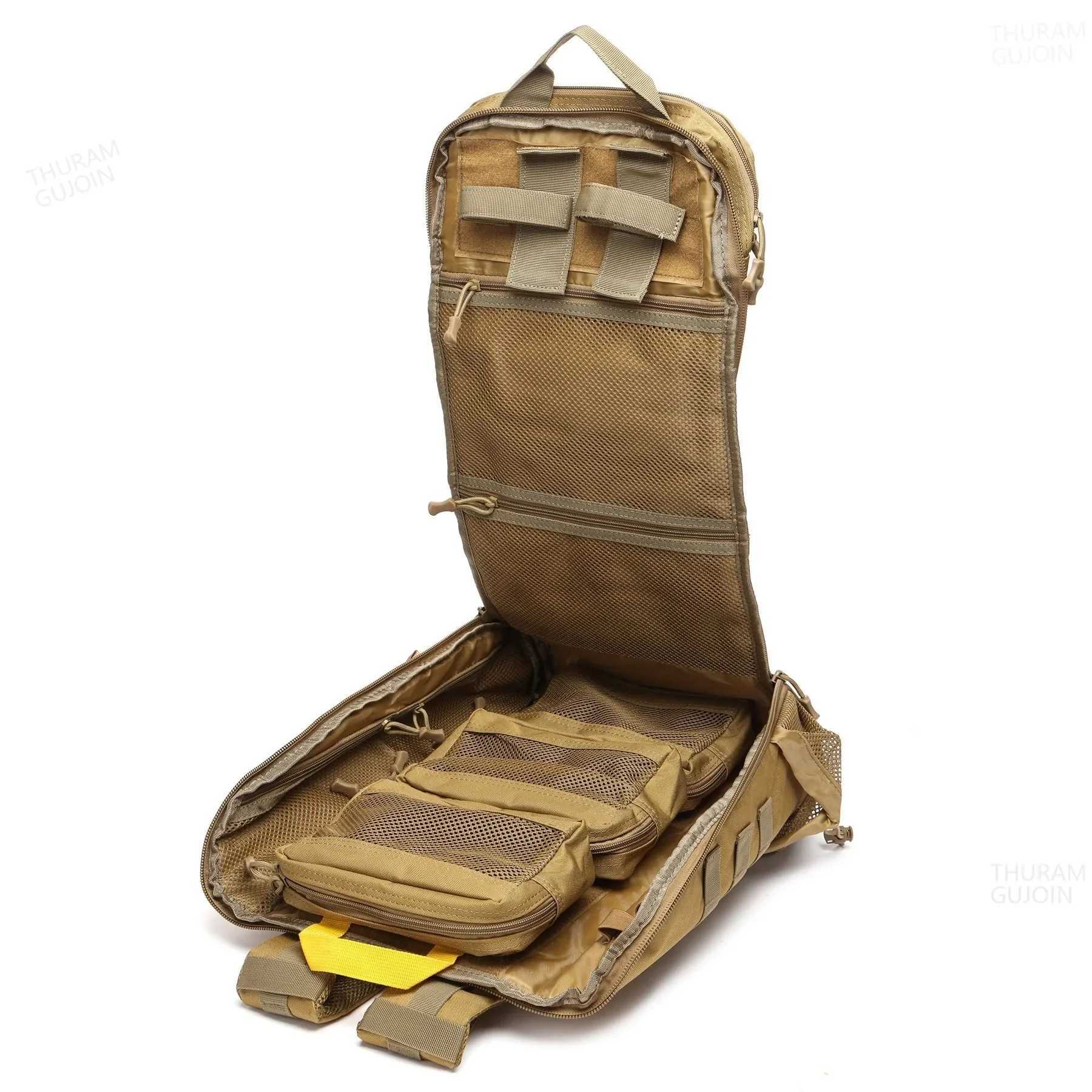 THURAM 40L Waterproof Tactical Medical Backpack First Aid Bag for Hiking Trekking Hunting Fishing Camping Outdoor Sports J251024