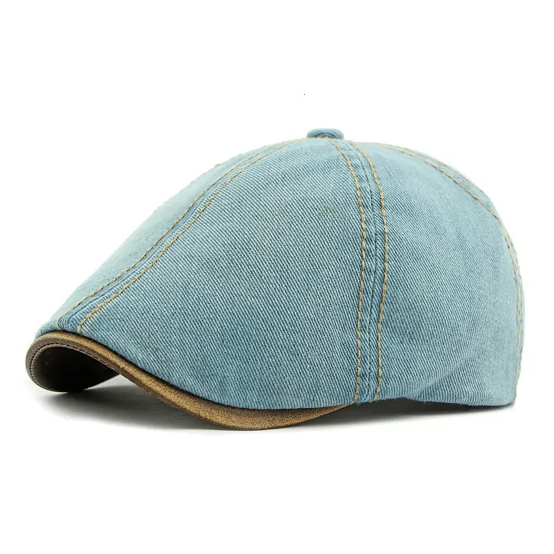 2025 Four Seasons Cotton Solid Print sboy Caps Flat ed Cap Men and Women Painter Beret Hats 36 251021