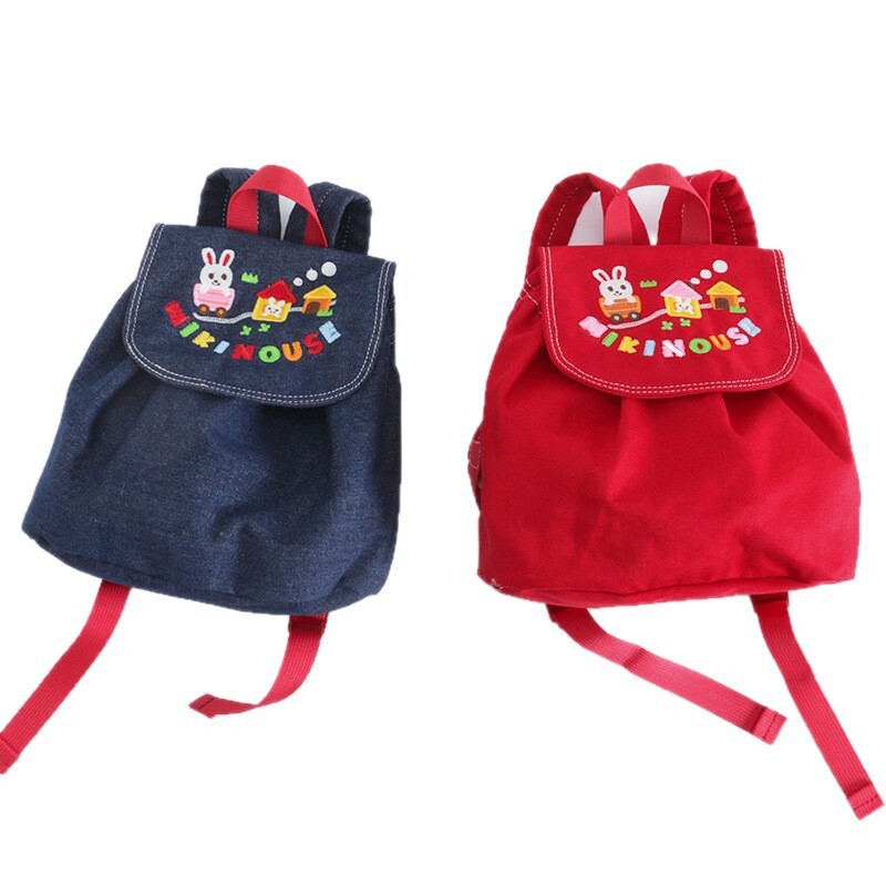 New Designer Fashion Backpack Japanese Cartoon Cute Rabbit Letter Embroidered Girl Backpack