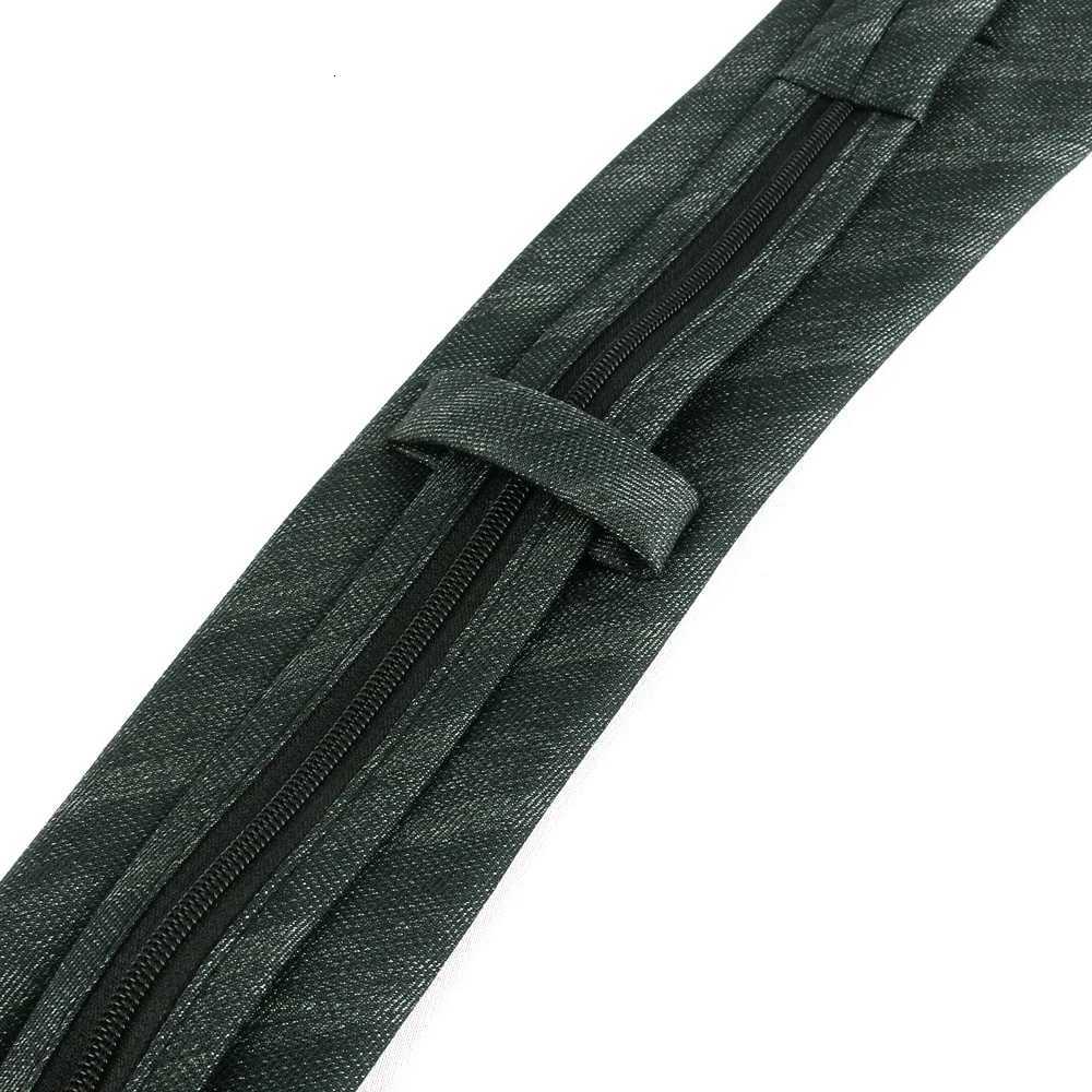 NEW 8cm Wide Zipper Tie For Men Wen Cotton Striped Necktie Busin Plaid Neck Tie Suit For Wedding Party Men Gift Y251024